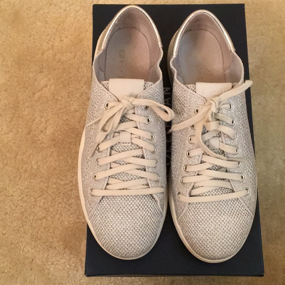 Cole Haan metallic grandpro shoes